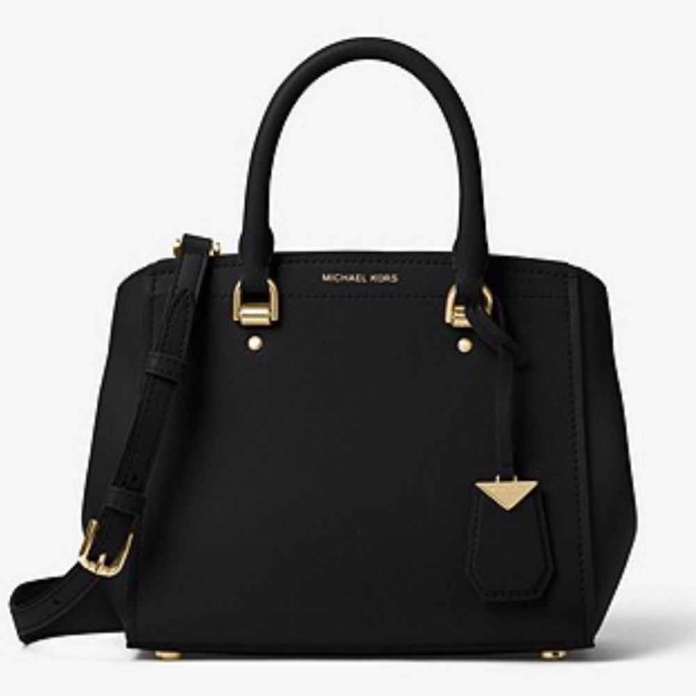 Michael Kors Benning Leather Satchel